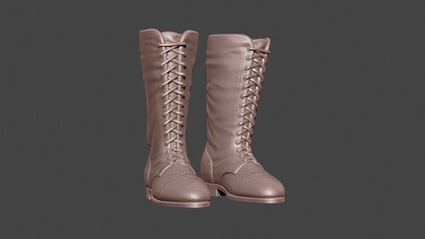 Leather Boots 3D