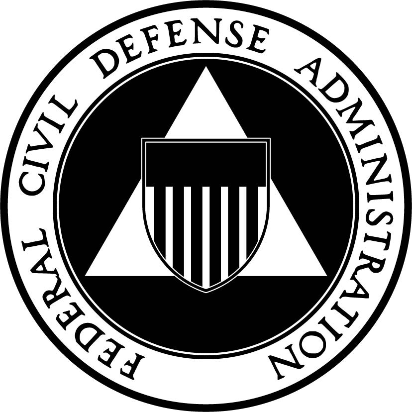 Vector Outline - US Federal Civil Defense Administration seal Vector ...