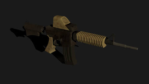 M4A1 Model + Materials