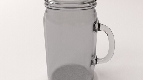 Mason Jar with Handle