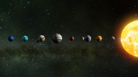 Solar System Planets 3D Models