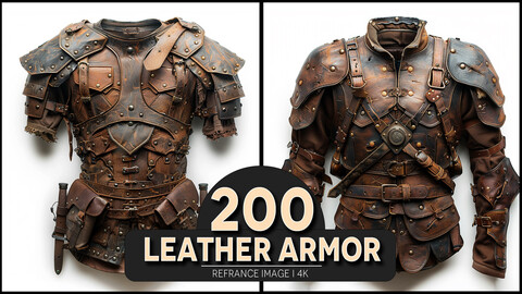 Leather Armor 4K Reference/Concept Images