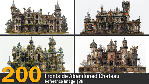 Frontside Abandoned Chateau | Reference Images | 8K