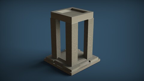 Canakkale Martyrs Memorial 3D print model