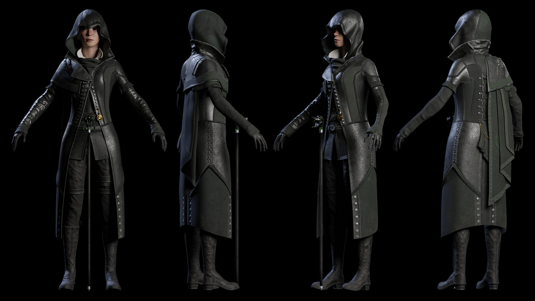 ArtStation - Evie Harwich - Game Ready + Unreal Engine Template | Game ...