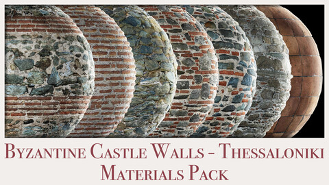 Byzantine Castle Walls (Thessaloniki) Materials Pack