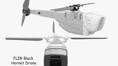 FLIR Black Hornet Drone 3D Model