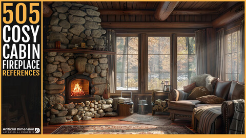 505 Cosy cabin with a fireplace