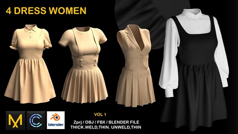 4 DRESS WOMEN