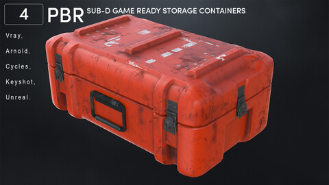 4 Scifi Storage Container Variations