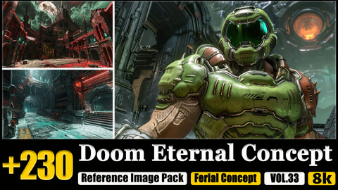 230 Doom Eternal Concept Reference Image Pack v.33 |8K|