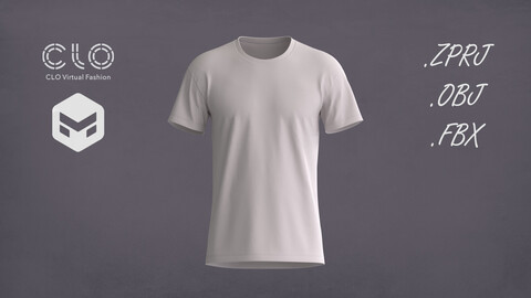 Men's T-Shirt 3D Model