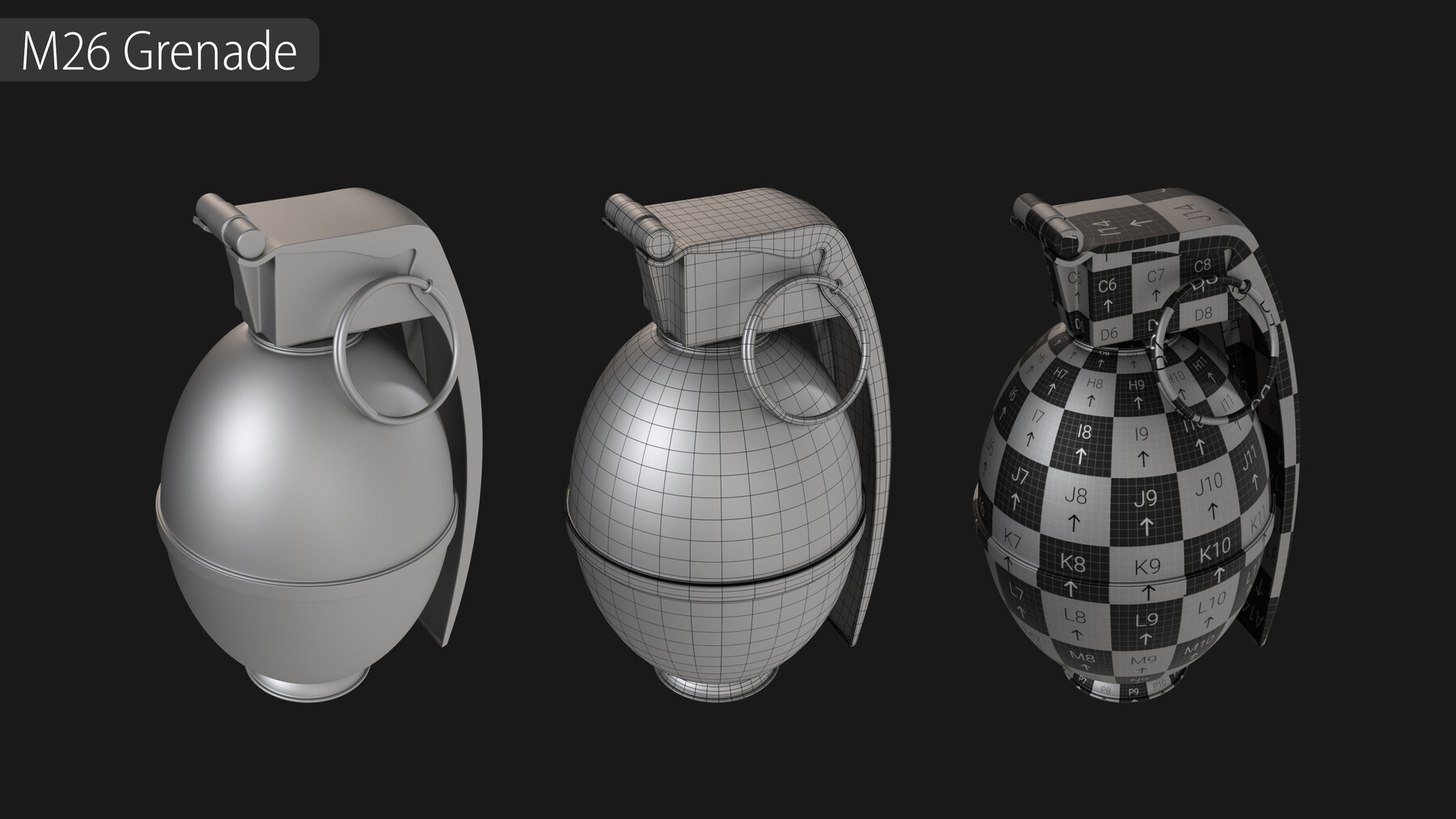 ArtStation - Grenade Collection - 40 Grenades + Zbrush IMM Brushes ...