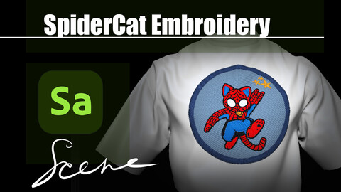 SpiderCat Embroidery