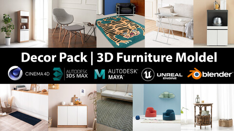 Decor Pack | 10 Models furniture vol 16