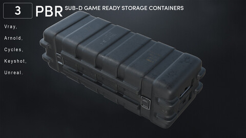 3 Scifi Storage Container Variations