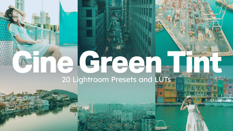 20 Cine Green Tint LUTs & Lightroom Presets