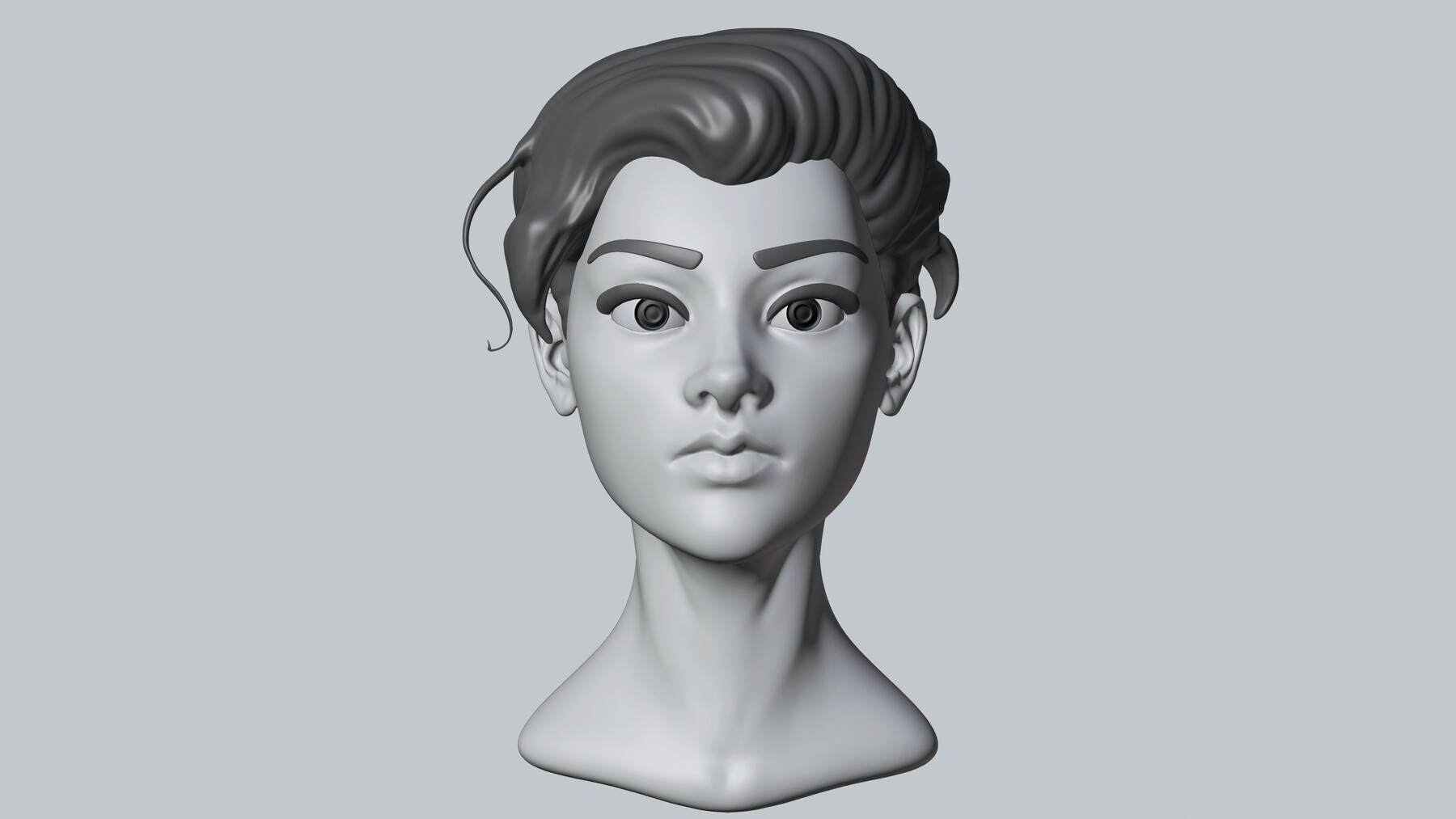 ArtStation - Female stylized Character high poly base mesh Victoria ...