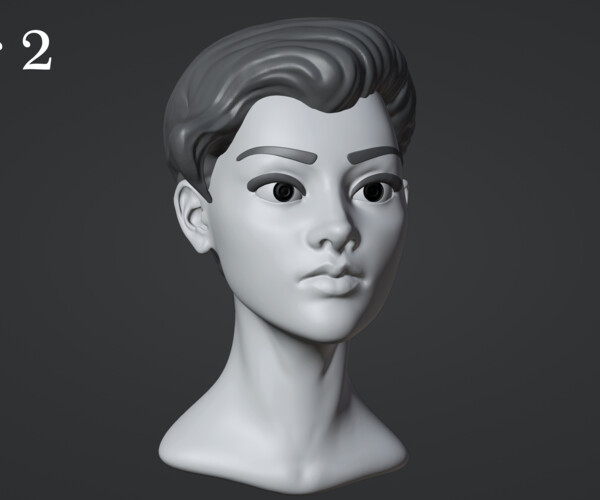 ArtStation - Female stylized Character high poly base mesh Victoria ...