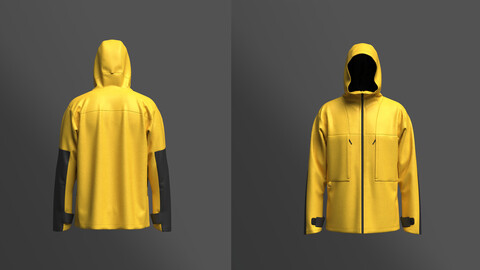 SOFTSHELL JACKET 3D Model