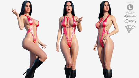 Vampirella Female Girl Character Fan Art