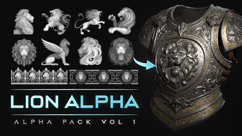 35 Lion Alpha - HQ 4K Alpha/Trim - vol.1