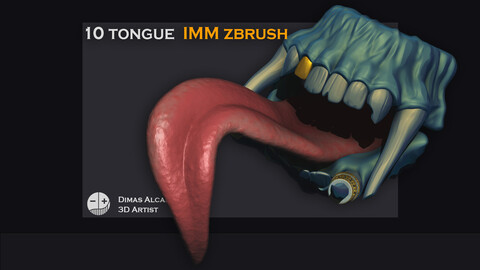 10 Character and Monster tongue zBRUSH IMM