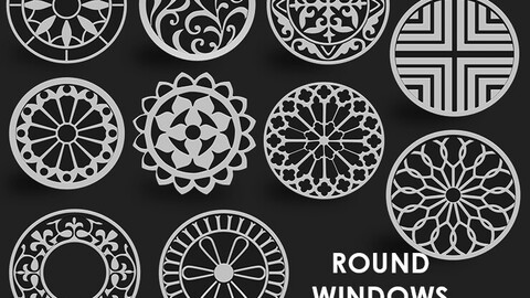 Round Window IMM Brush Pack 10 in One