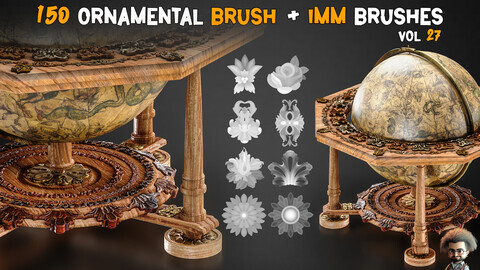 150 Ornamental Brush + Imm Brushes - Vol 27