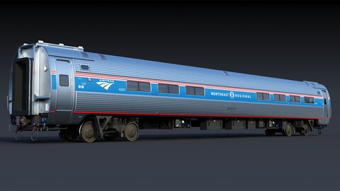 Amtrak Amfleet I Cafe Car