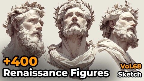 +400 Renaissance Figures Sketch Reference(4k)