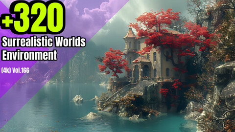 +320 Surrealistic Worlds Environment Concept(4k)