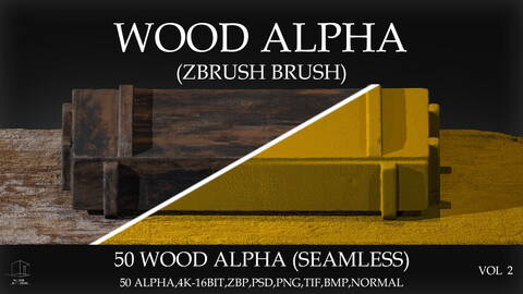 50 WOOD ALPHA (SEAMLESS) -VOL 2