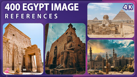 400 Egypt Image Reference Pack – Vol 1