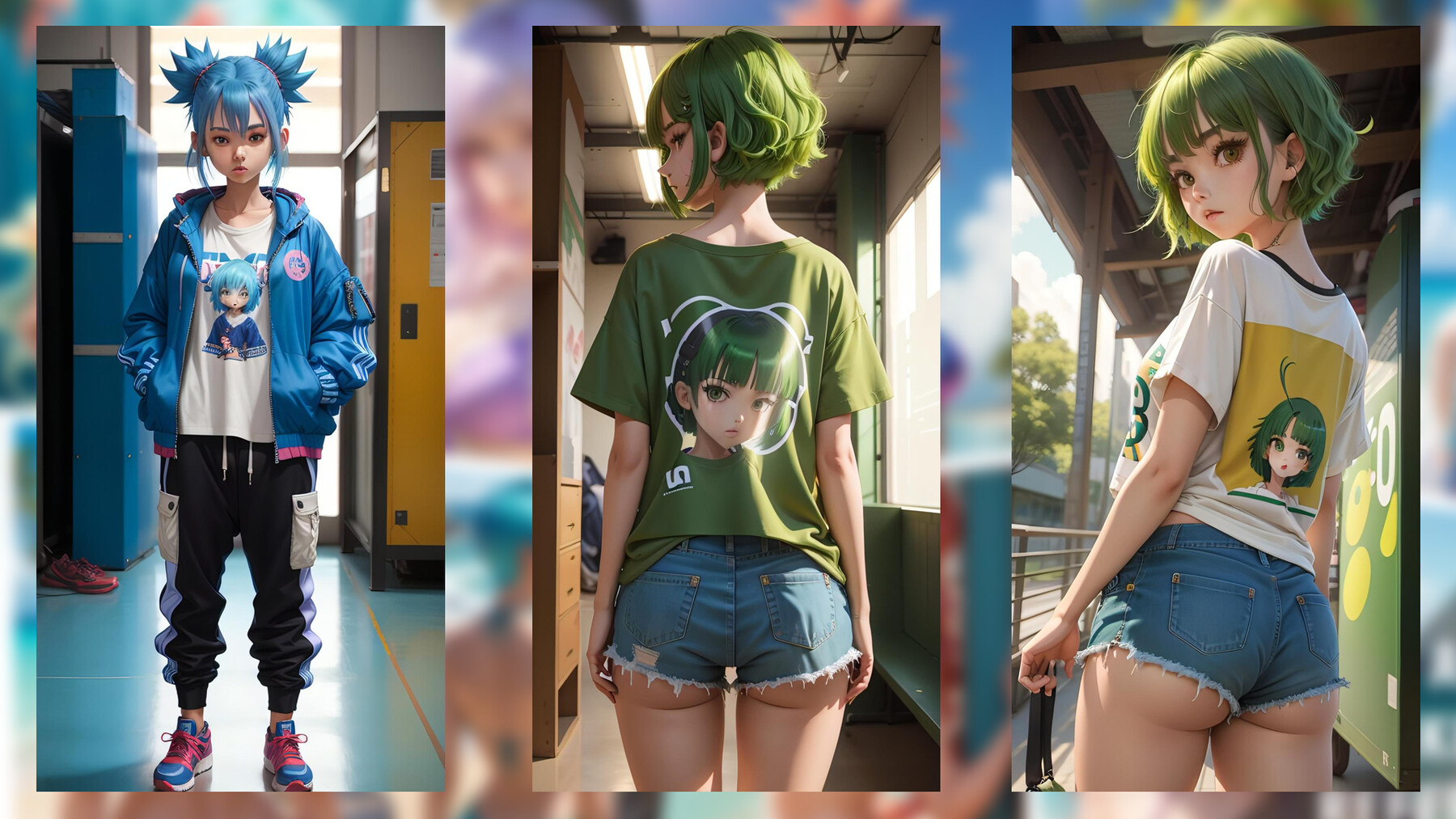 80+ Anime Swag Girls Reference Images Pack