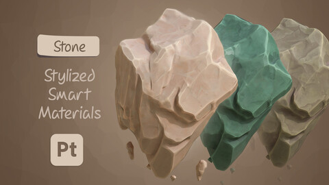 Stylized Smart And Base Materials | Stone