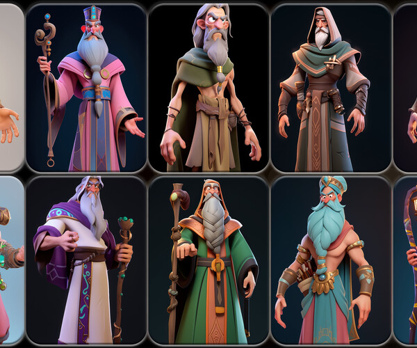 ArtStation - 200 Stylized Prophet Reference Pack | 4K | v.137 | Artworks