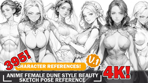 395 Various Dune Style Outfit Character Sketch Pose Reference Intricate Designs and Designs Reference Art V1 4K