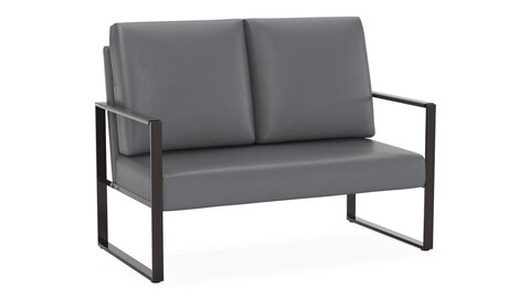 Dlkgg Modern Loveseat Sofa Couch 3D Model