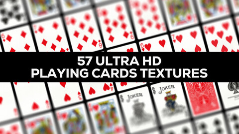 Deck of Cards - 57 Ultra HD Textures