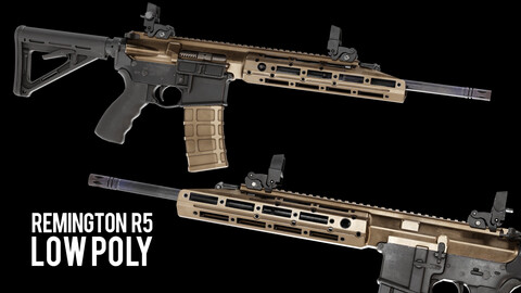 Remington R5 RGP Low Poly