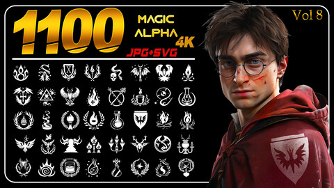 +1100 Magic Patterns and Alpha | 4K