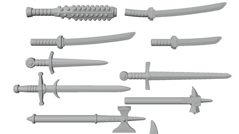 LEGO Medieval Weapons Pack