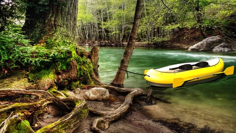 Tandem Canoe 4K