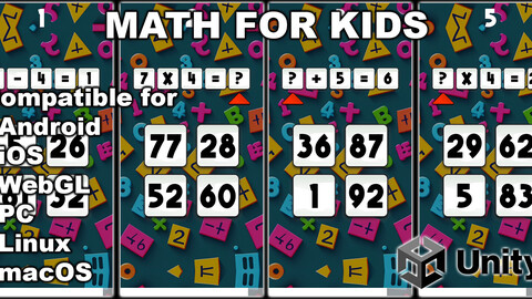 Math For Kids - Unity Puzzle Game