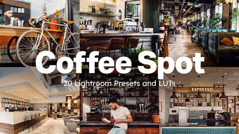 20 Coffee Spot LUTs & Lightroom Presets