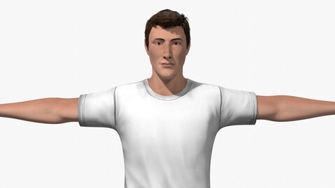 Realistic Basic Male - Rigged