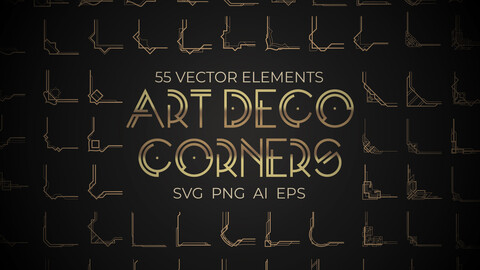 Art Deco Corners Set