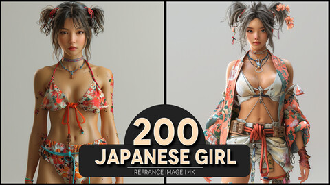 japanese Girl 4K Reference/Concept Images