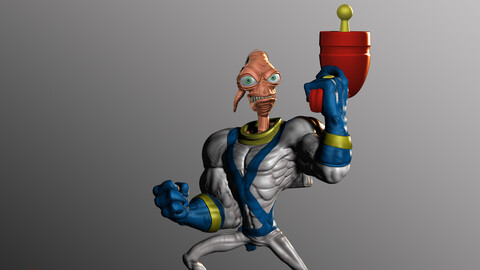 Earthworm jim Figure